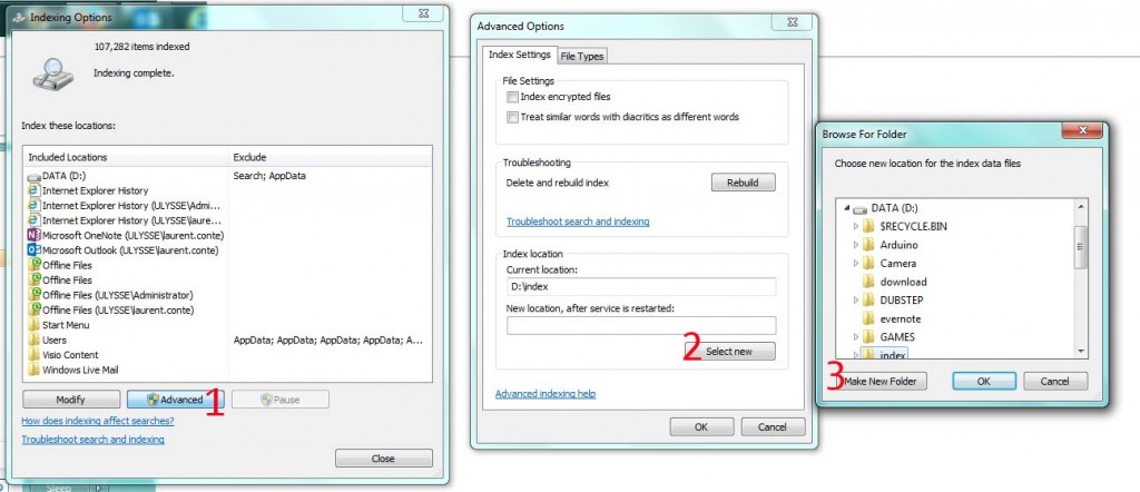 indexing options2